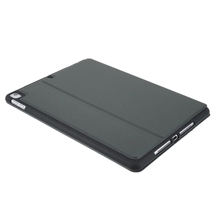 Housse de protection en cuir Kevlar X-LEVEL avec support automatique Veille/Réveil pour iPad 10.2 (2020) (2019) (2021) / iPad Air 10.5 pouces (2019) / iPad Pro 10.5 pouces (2017) - Vert
