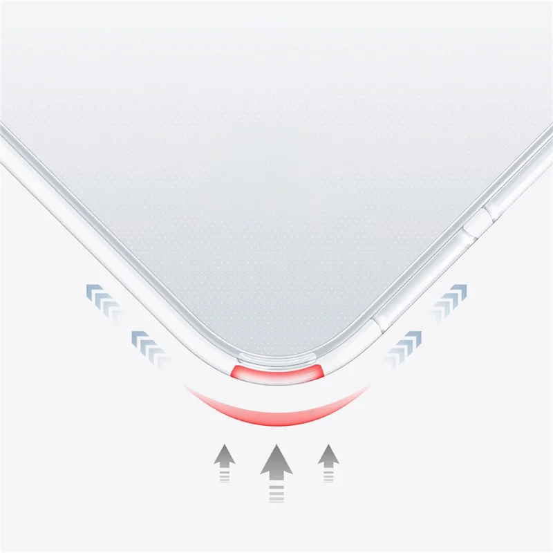 Drop Protection Hard PC Back + Soft TPU Edges Protective Case for 13 Pro 6.1 inch Magnetic Wireless Charging - Transparent Black