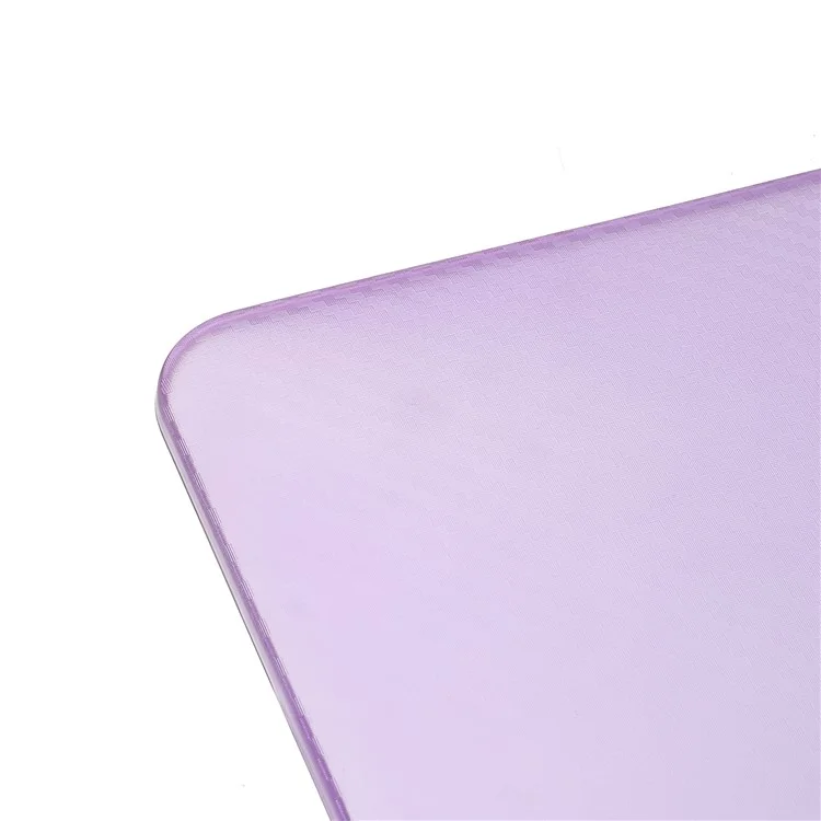 Carbon Fiber Texture PC Notebook Cover Laptop Case for MacBook Pro 13-inch A1708/A1706/A1989/A2159/A2251/A2289/A2338 - Purple