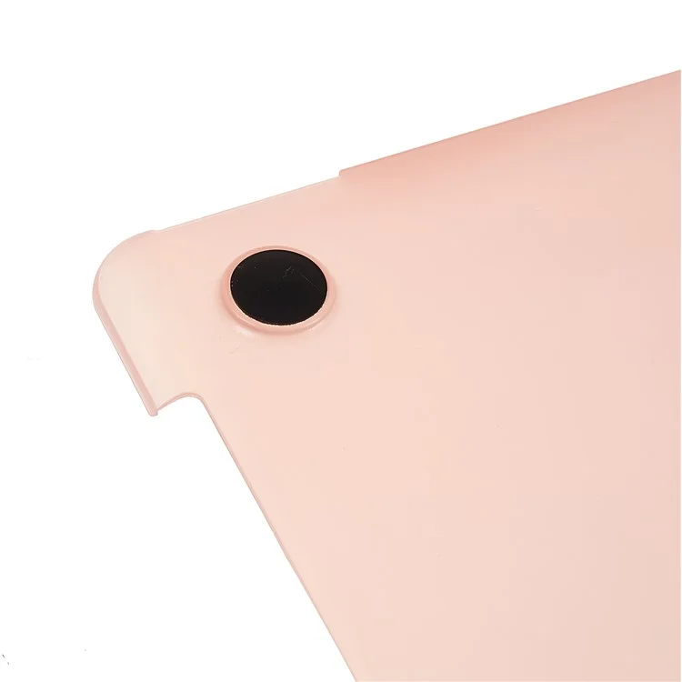 Estuche protector de PC con textura de fibra de carbono para la parte delantera y trasera de MacBook Air 13.3 pulgadas con pantalla Retina A2179 (2020)/A1932/A2337 - Rosa