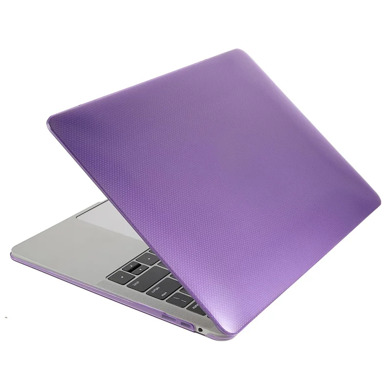 Dots Pattern PC Shell Front and Back Slim Laptop Protective Case for MacBook Air 13.3-inch (A1369/A1466) - Purple