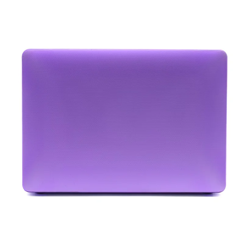 Dots Pattern PC Shell Front and Back Slim Laptop Protective Case for MacBook Air 13.3-inch (A1369/A1466) - Purple