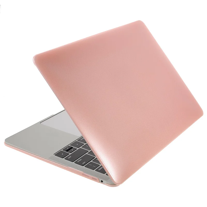 Front and Back Dots Pattern Slim Laptop PC Case for MacBook Air 13.3-inch with Retina Display A2179 (2020)/A1932/A2337 - Pink