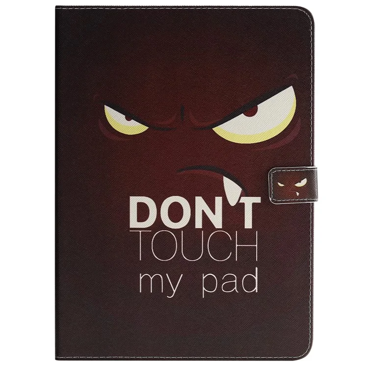 Auto Wake / Sleep Function Pattern Printing Tablet Series-2 Pattern Printing Leather Tablet Case with Wallet Stand for iPad mini (2024) / mini (2021) - Eyes