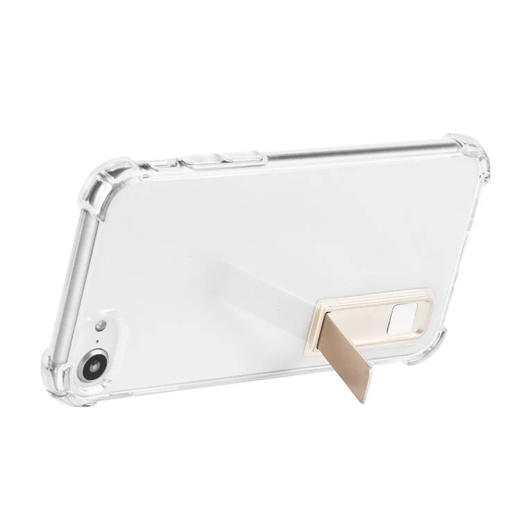 Drop Airbag -schutz Weiche TPU Transparente Rückdecke Mit Magnetischem Ständer Für Iphone 6 / 6s / SE (2022)/SE (2020)/8/7