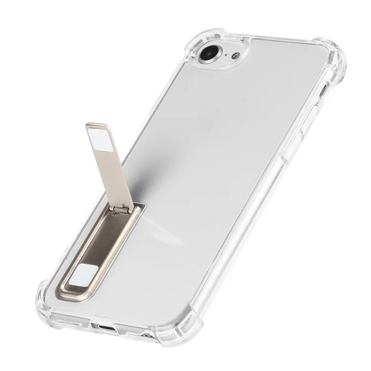 Drop Airbag Protection Soft TPU Transparent Back Cover with Magnetic Kickstand for iPhone 6 / 6s  / SE (2022)/SE (2020)/8/7