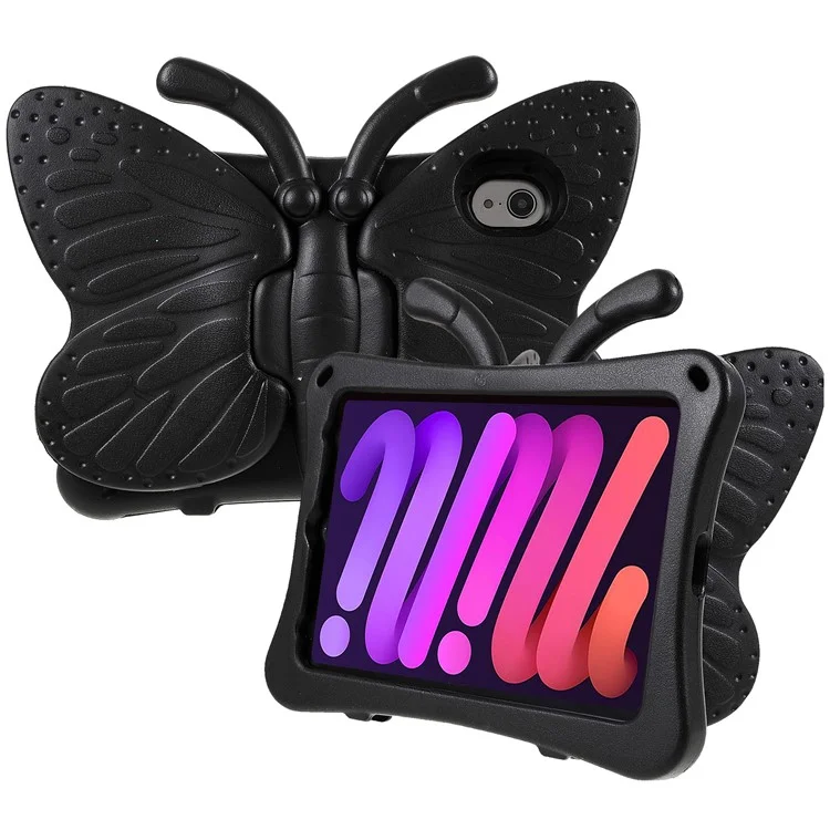 Butterfly Style Protection Protection Design EVA Tablet Capa Para Ipad Mini (2021) - Preto