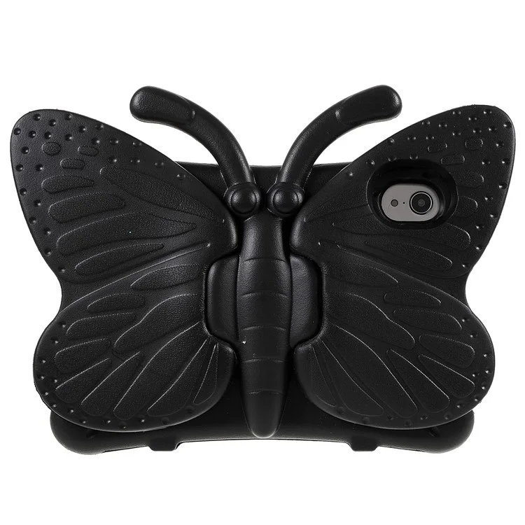 Butterfly Style Fall Protection Kickstand Design EVA Tablet Case Cover for iPad mini (2021) - Black