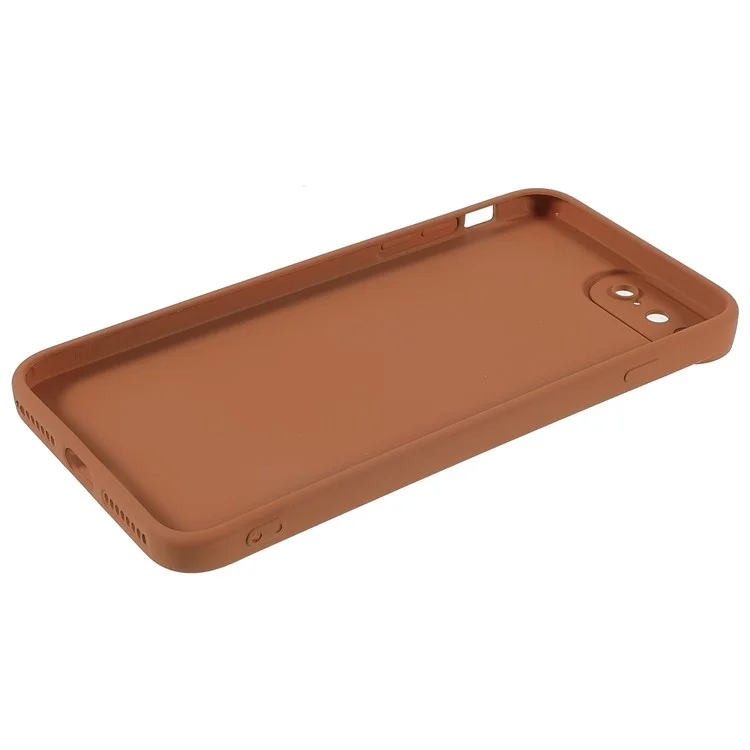 Anti-staub Präziser Ausschnittsdesign Phone Case Style Tpu-mobiltelefonabdeckung Für Iphone 8 Plus/7 Plus 5,5 Zoll - Braun