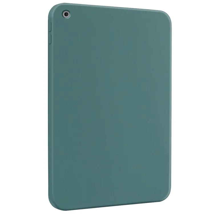 Para Ipad 10.2 (2021)/(2020)/(2019) Soft Liquid Silicone Sicking Slim Fit Amorthock -protective Phone Case - Verde