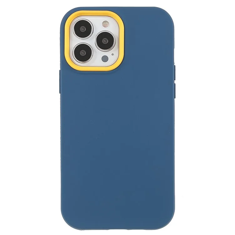 Shell Arrière TPU + PC Hybrid Case Anti-fingerprint Pour Iphone 13 Pro 6,1 Pouces - Saphir