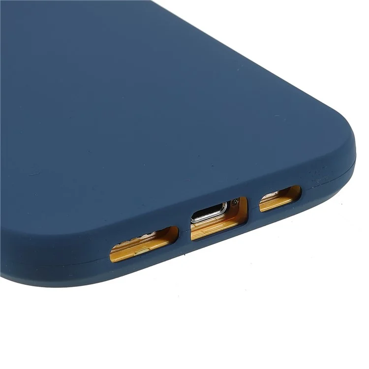 Shell Arrière TPU + PC Hybrid Case Anti-fingerprint Pour Iphone 13 Pro 6,1 Pouces - Saphir