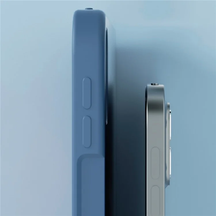 MUTURAL Microfiber Lining Liquid Silicone+PC Protective Tablet Case Cover for iPad Pro 12.9 (2022) / (2021) / (2020) / (2021) / (2022) - Baby Blue