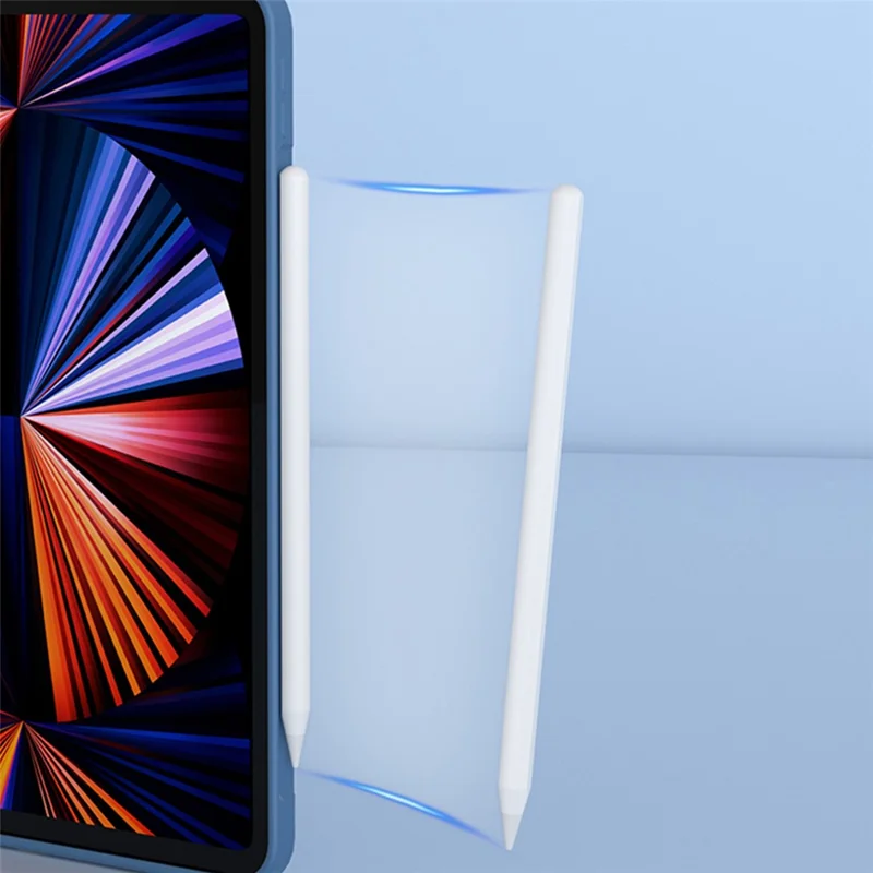 MUTURAL Microfiber Lining Liquid Silicone+PC Protective Tablet Case Cover for iPad Pro 12.9 (2022) / (2021) / (2020) / (2021) / (2022) - Purple