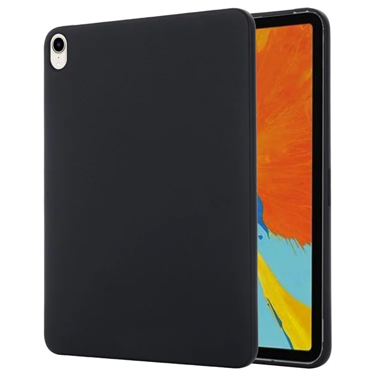 Étui de protection en silicone liquide matelassé pour tablette iPad mini (2024) / mini (2021) - Noir