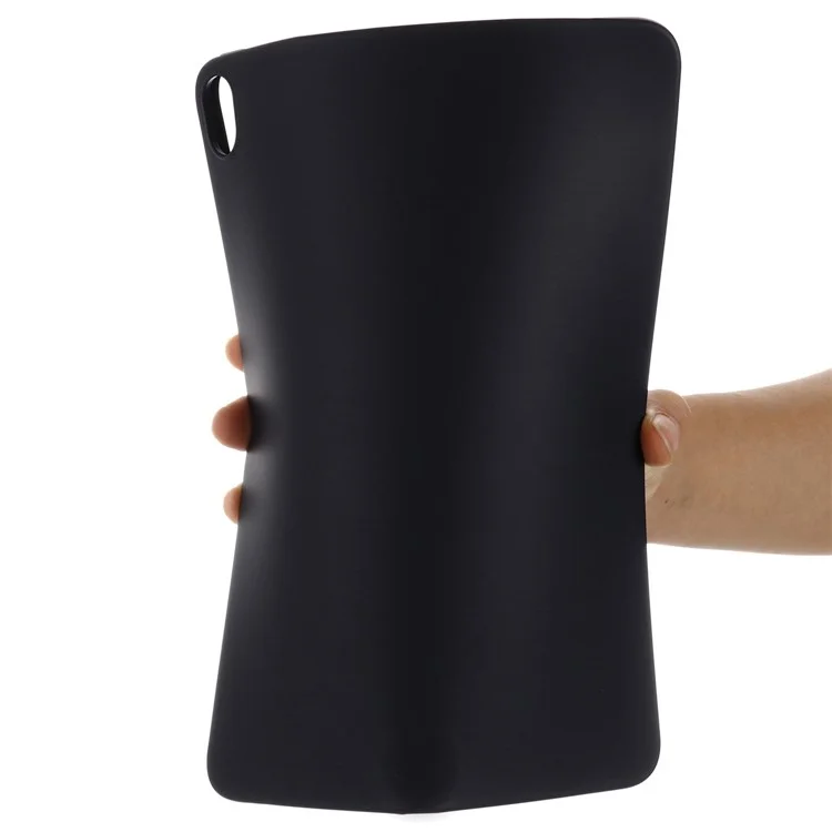 Étui de protection en silicone liquide matelassé pour tablette iPad mini (2024) / mini (2021) - Noir