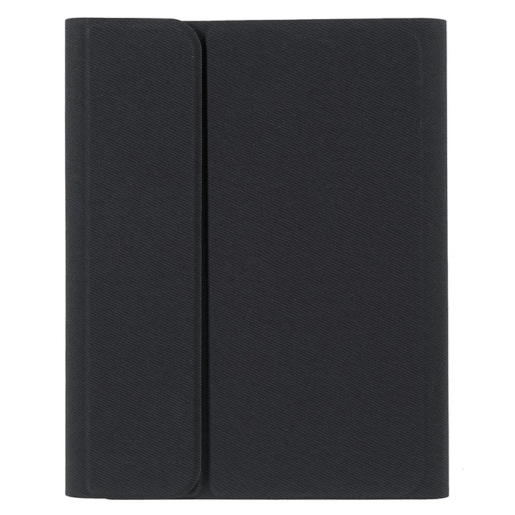 Kabellose Bluetooth-Tastatur + Automatisches Aufwach-/Ruhezustand-Design mit Stiftschlitz Tuchstruktur Tablet-Lederschutzschale für iPad mini (2021) - Schwarz
