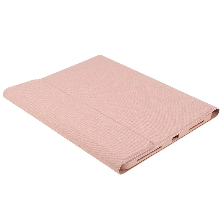 Texture de Tissu de Porte-fente Texture TPU Tablet Case Avec Clavier Sans Fil Bluetooth Pour Ipad Pro 11 Pouces (2021) / (2020) / (2018) / Ipad Air (2020) - Rose