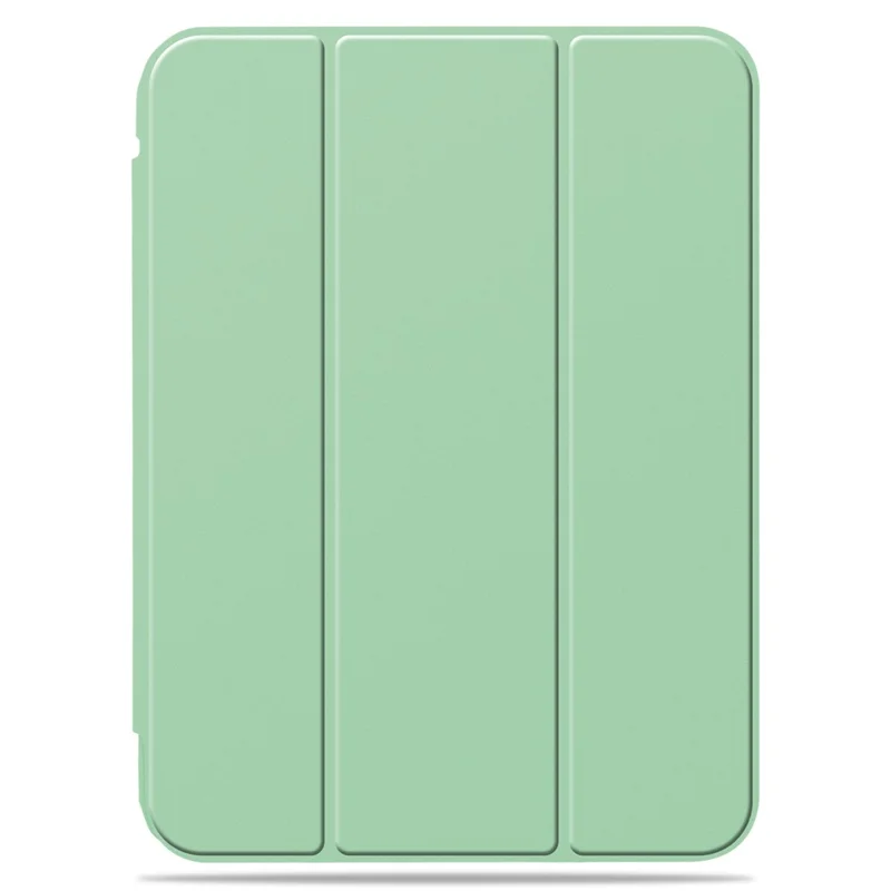 Slim Stand Hard Back Shell Protective Cover Drop-Proof TPU Frame Scratch Resistant Tablet Case with Pencil Holder for iPad mini (2024) / mini (2021) - Green