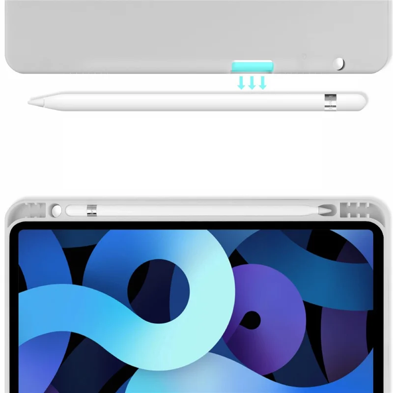Auto Wake / Sleep PU Leather Magnetic Tablet Stand Case for iPad Air 11 (2026) / (2025) / (2024) / Air (2022) / (2020) - Grey