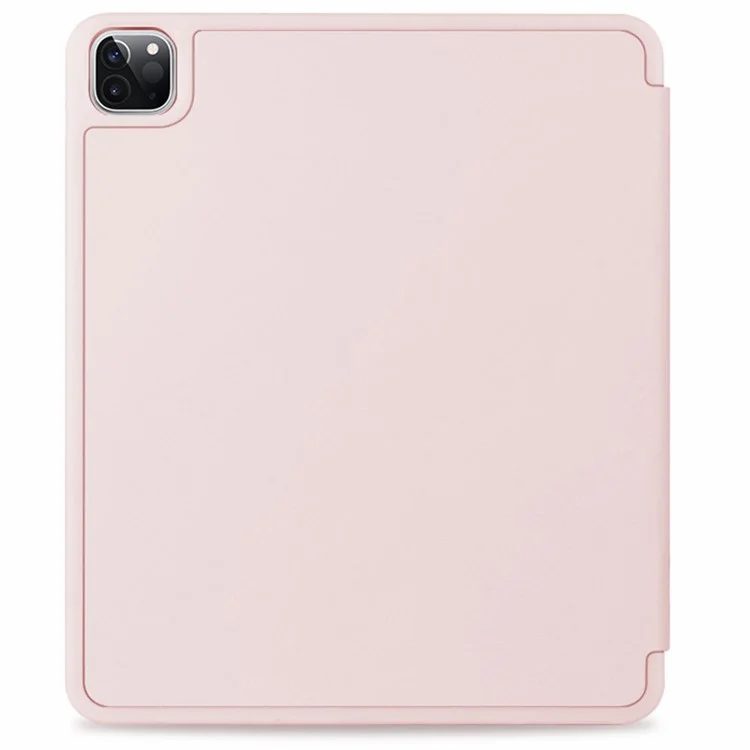 Pen Slot Design PU Leather Auto Wake/Sleep Tablet Copertina Full-protection Case di Supporto Per Tre Pollici Per Ipad Pro 11 Pollici (2021) - Rosa