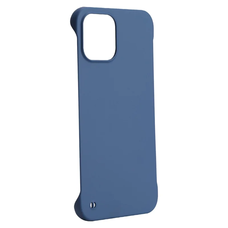 ENKAY HAT PRINCE Hard PC Lightweight Phone Covering Rubberized Matte Frameless Anti-scratch Phone Case Shell for iPhone 13 Pro 6.1 inch - Dark Blue
