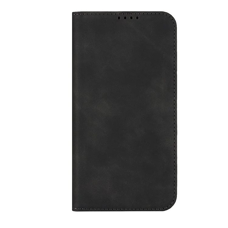 Für Iphone 13 Pro 6,1 Zoll Anti-drogen-pu-leder-skin-touch-feur - Schwarz