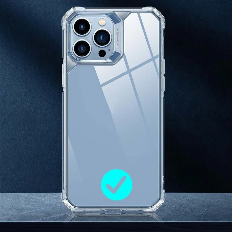 ESR Air Armor Series Hybrid Clear Phone Case for iPhone 13 Pro Max 6.7 inch, Anti-Scratch Hard Acrylic Back + Soft TPU Frame Reinforced Corners Cover