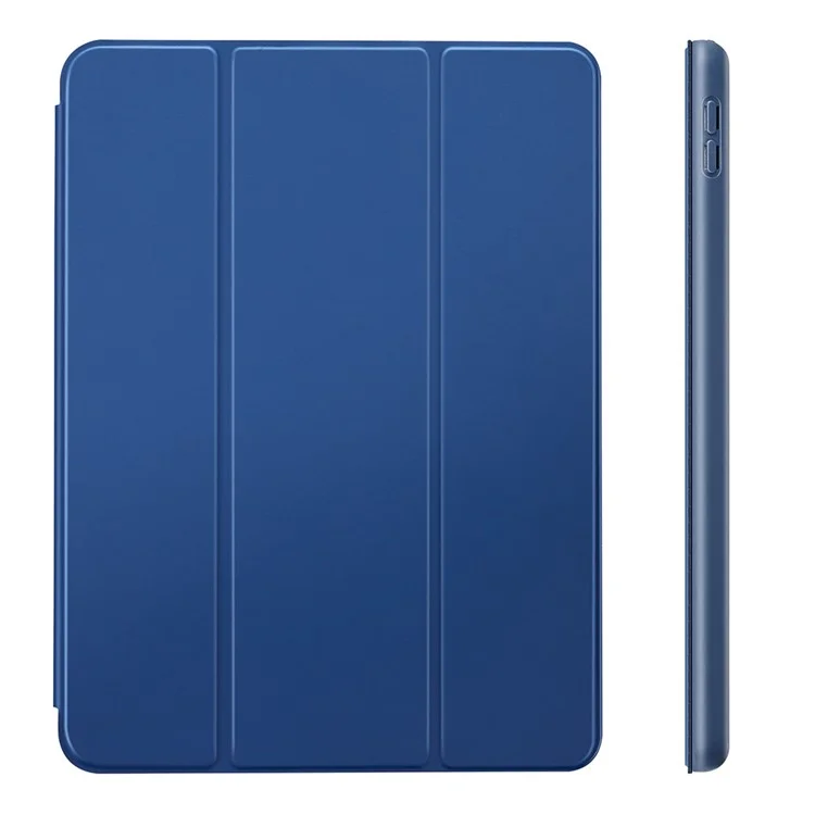 ESR Series Series Series Stand Smart Case Для Ipad 10.2 (2021)/(2020)/(2019), Кожа Pu+soft TPU Shockper -cover с Держателем Ручки с Держателем Ручки - Темно-синий