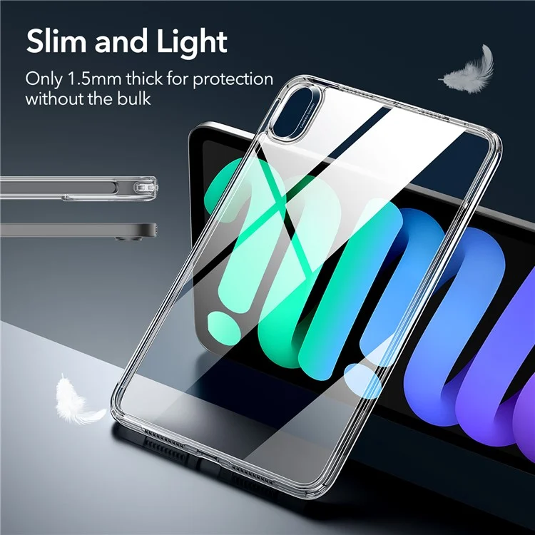 ESR Hybrid Back Seires Per Apple Ipad Mini (2021) TPU Soft TPU + Hard PC Cristallino Cridale Coperchi