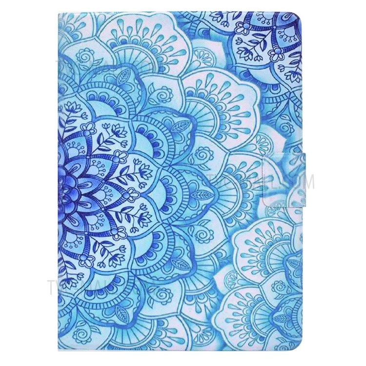 Für iPad Pro 11 (2022) / (2018) / (2020) / (2021) / iPad Air 11 (2024) / Air (2020) / Air (2022) PU-Leder-Tablet-Hülle Stand Cover - Mandala-Blume