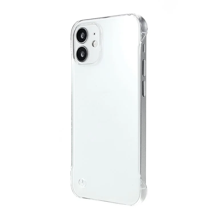 Pour iPhone 12 mini 5.4 pouces Transparent Anti-rayures Protecteur dur en PC Léger Étui de téléphone cellulaire mince