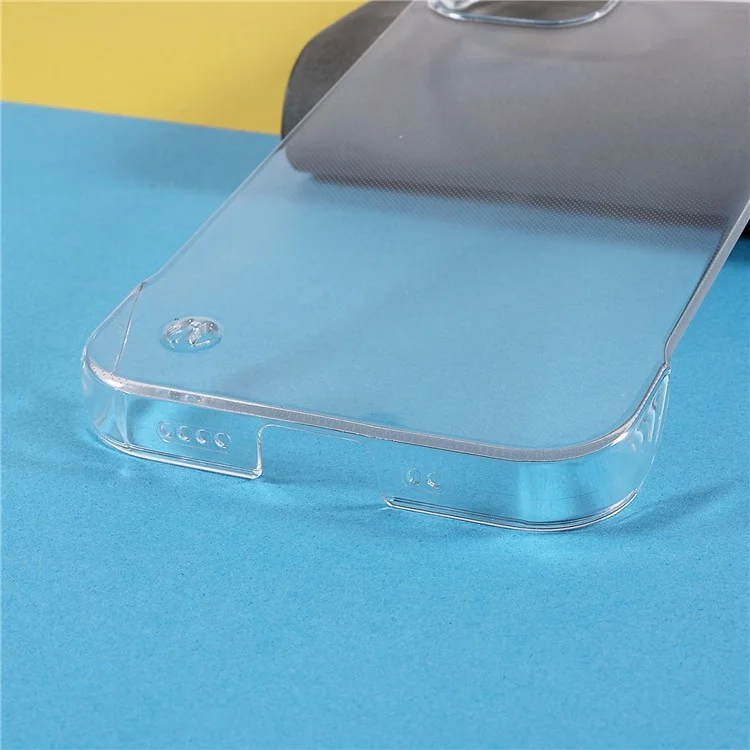Pour iPhone 12 mini 5.4 pouces Transparent Anti-rayures Protecteur dur en PC Léger Étui de téléphone cellulaire mince