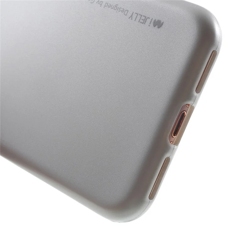 MERCURY GOOSPERY i JELLY TPU Phone Cover for iPhone 8 / 7 4.7 inch - Silver
