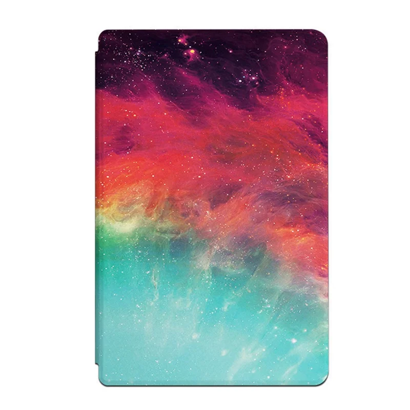 For 	iPad 10.2 (2021)/(2020)/(2019) Starry Sky Pattern Printing Shockproof Drop-proof PU Leather + TPU Tablet Cover with Stand - Color Starry Sky