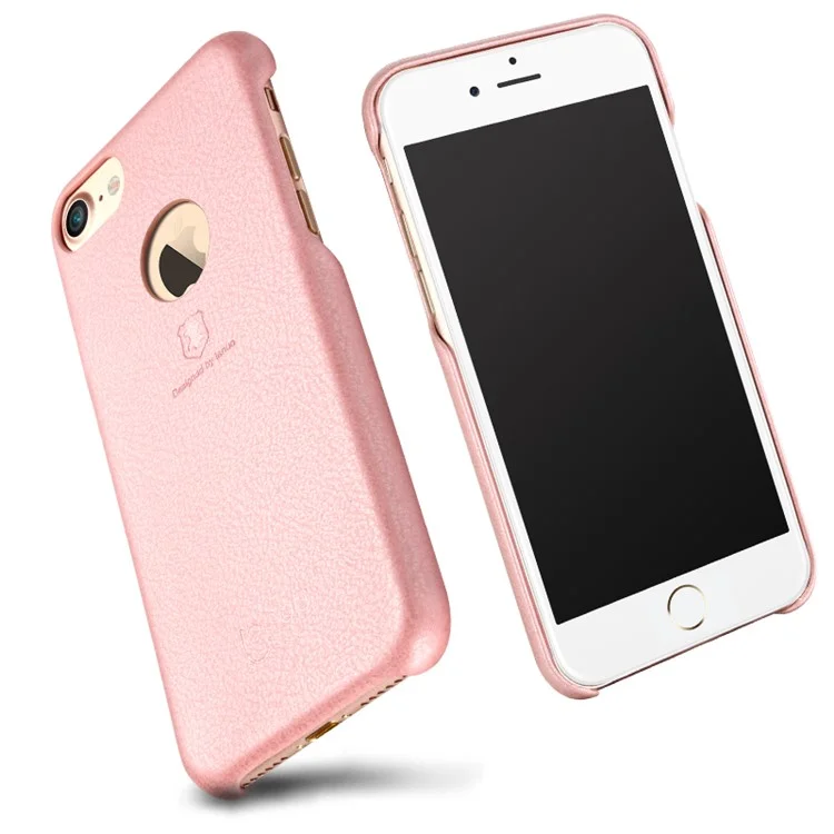 LENUO Music Case II Leather Coated Plastic Case for iPhone 7 4.7 inch / 8 4.7 inch - Pink