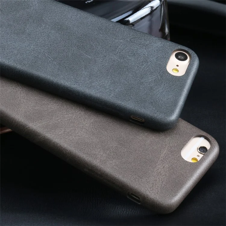 USAMS Bob Series PU Leather Protective Case for iPhone 8 / 7 4.7 inch - Black