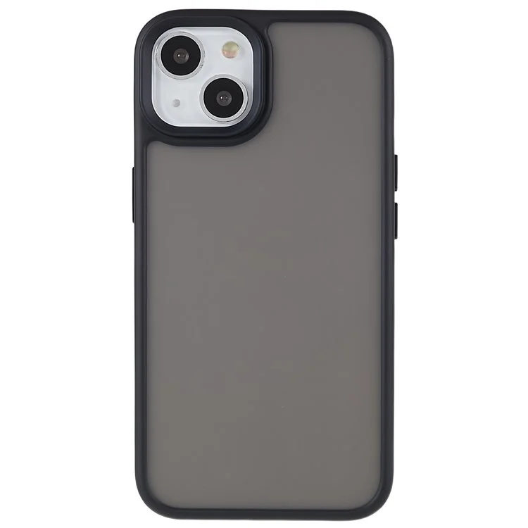 Für Das Iphone 13 6,1 Zoll Softouch-touch-serie PC + TPU Hybrid Telefonhülle Matte Anti-fingerabdruck-telefonschutzabdeckung - Schwarz