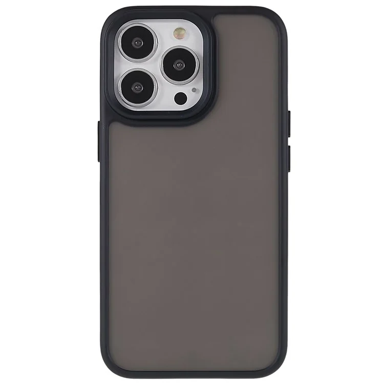 Für IPhone 13 Pro 6,1 Zoll Soft-Touch Series Matt-Telefon-Back-Cover PC + TPU Anti-Fingerprint-Schutzhülle - Schwarz