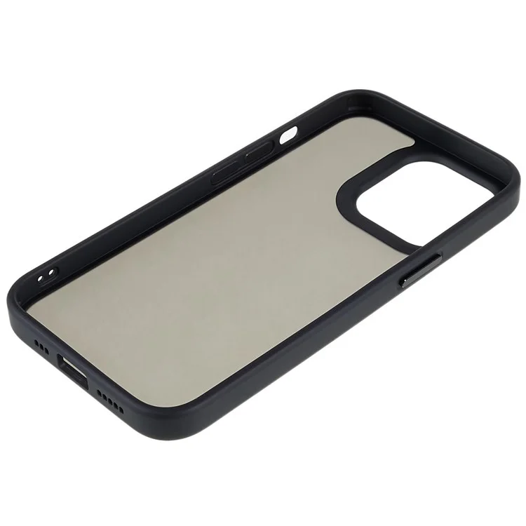 Für IPhone 13 Pro 6,1 Zoll Soft-Touch Series Matt-Telefon-Back-Cover PC + TPU Anti-Fingerprint-Schutzhülle - Schwarz