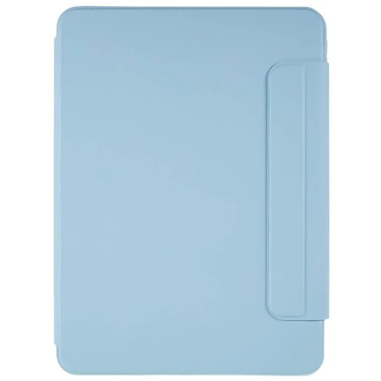 For iPad Air 10.9 inch (2020)/(2022) Skin-touch 2 in 1 Detachable Shockproof Case 360-degree Rotating Tablet Cover with Stand - Sky Blue