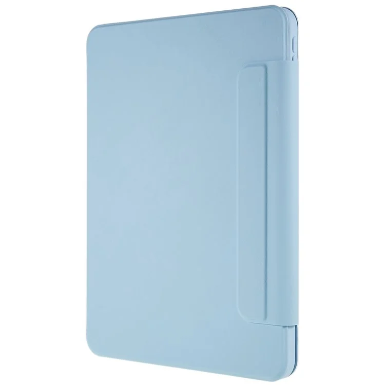 For iPad Air 10.9 inch (2020)/(2022) Skin-touch 2 in 1 Detachable Shockproof Case 360-degree Rotating Tablet Cover with Stand - Sky Blue