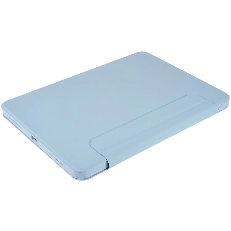 For iPad Air 10.9 inch (2020)/(2022) Skin-touch 2 in 1 Detachable Shockproof Case 360-degree Rotating Tablet Cover with Stand - Sky Blue