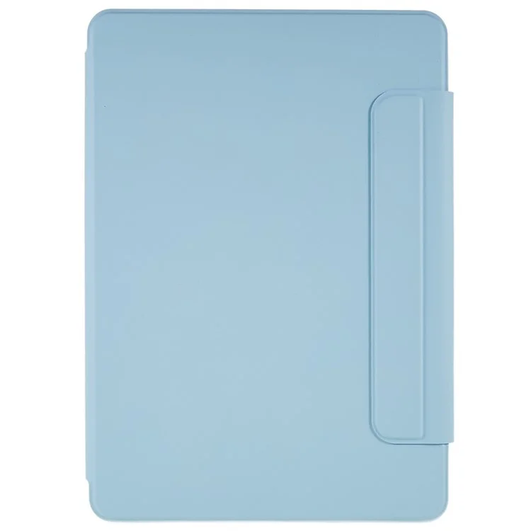 For iPad 10.2 (2021)/(2020)/(2019) Scratch Resistant Case 2 in 1 Detachable Skin-touch Tablet Stand Cover Support 360-degree Rotating - Sky Blue