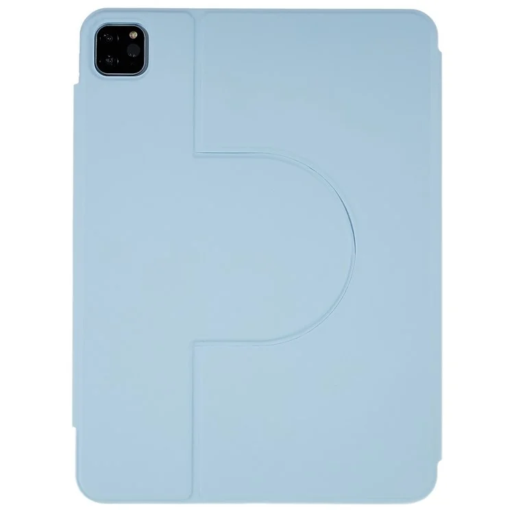 Per iPad Pro 11 (2021) (2020) (2018) (2022) Skin-touch Shockproof Case 360 gradi Rotazione 2 in 1 Staccabile Custodia Tablet con Stand - Blu Cielo