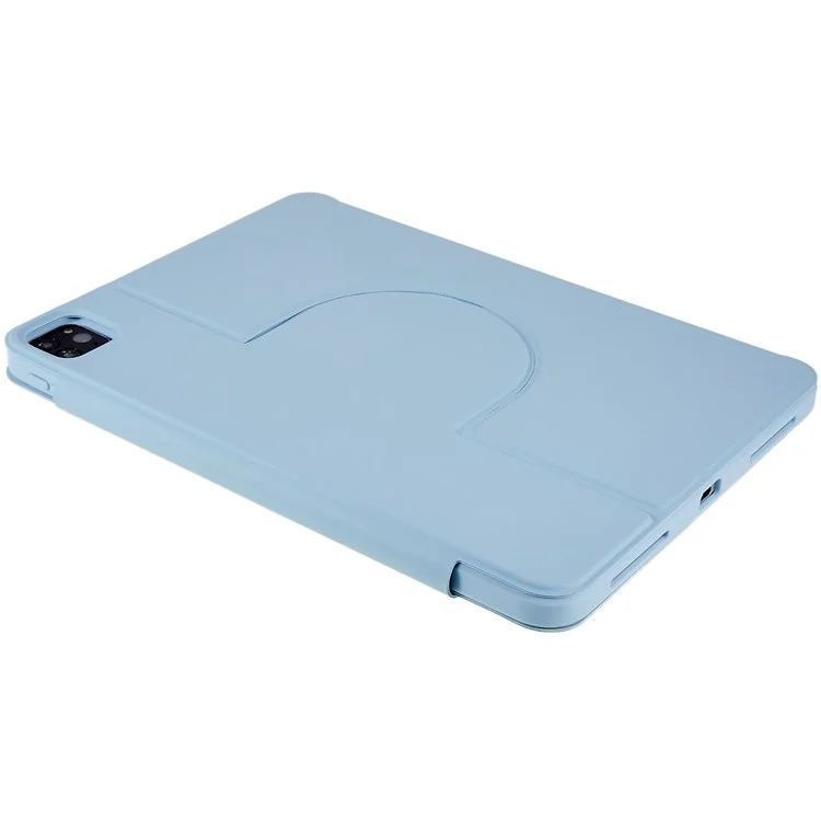 Per iPad Pro 11 (2021) (2020) (2018) (2022) Skin-touch Shockproof Case 360 gradi Rotazione 2 in 1 Staccabile Custodia Tablet con Stand - Blu Cielo