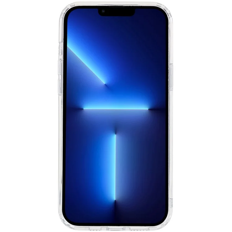 Mutural Для IPhone 13 PRO 6.1-дюймовый Хорошо Охраняемый Точный Вырез Clear Case Case TPU + ПК Гибридная Крышка