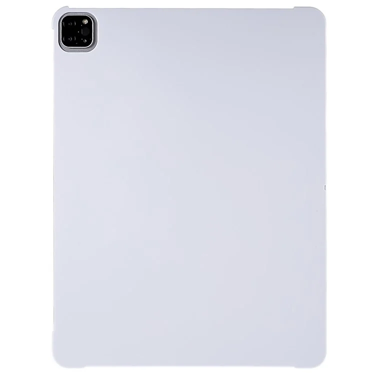 Para Apple IPad Pro 12.9-Polgha (2018) / (2020) / (2021) Luz Fina Fina Dura Pc Tablet Caso Cor Sólida Anti-risco - Branco