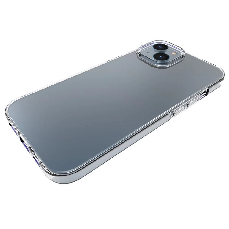 For iPhone 14 6.1 inch Crystal Clear Soft TPU Case Anti-scratch Protective Phone Cover