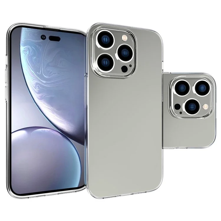 For iPhone 14 Pro 6.1 inch High Transparency Mobile Phone Case Drop-proof TPU Back Cover